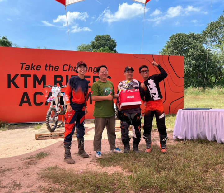 GIVI is proud to be the sponsor of the off-road training program